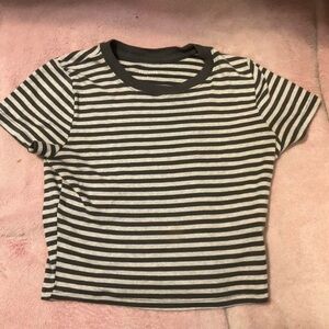 Hollister women Striped dark& light grey
